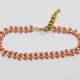 Rosa Chevron Armband