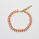Rosa Chevron Armband