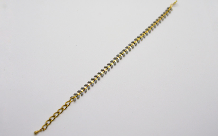 Graues Chevron Armband