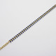 Dunkelblaues Chevron Armband