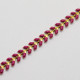 Lila Chevron Armband