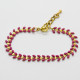 Lila Chevron Armband