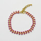 Lila Chevron Armband