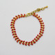 Rotes Chevron Armband