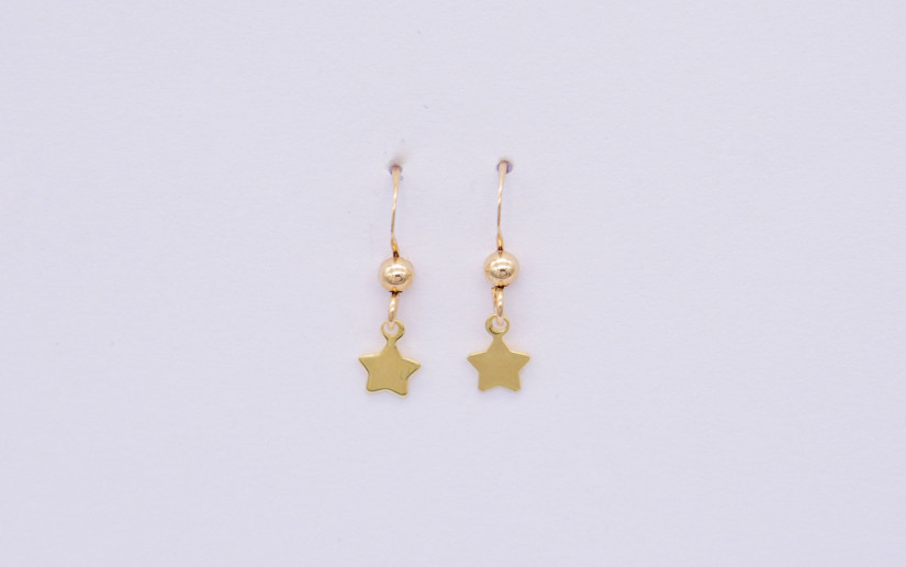 Kleine Ohrringe mit Sternchen